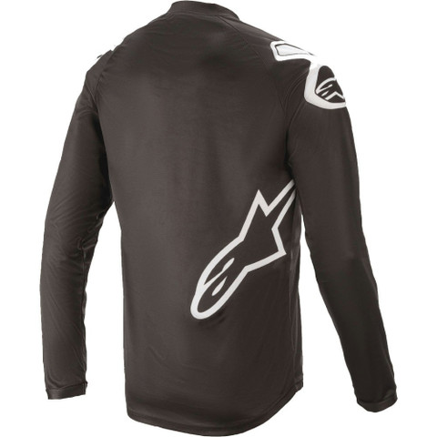 Racer V2 Long Sleeve Jersey Black-White