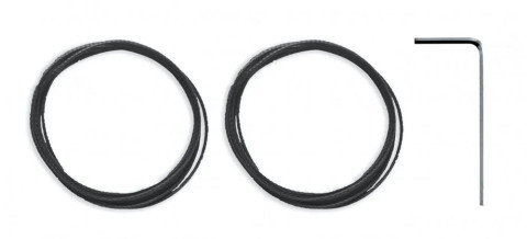 Bike Braid Cable for Xdial (Pair) Black