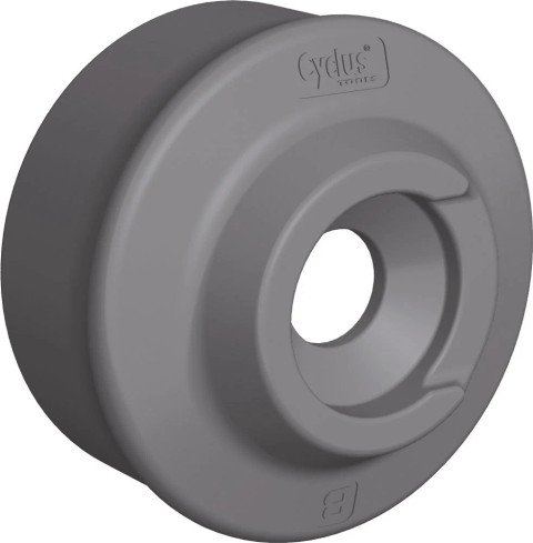 Plastic Adapter B, Short & Slotted, Single