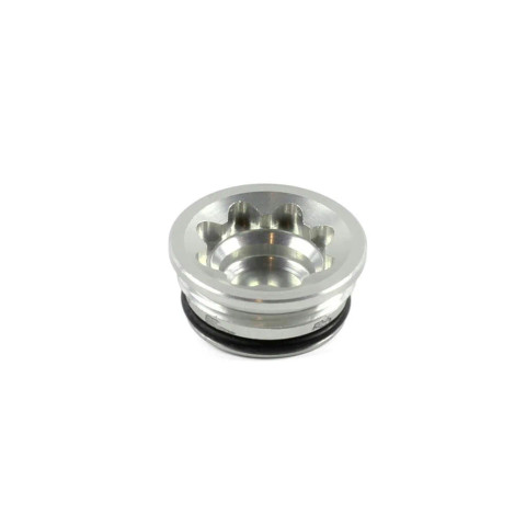 V4 Large Bore Cap Silver
