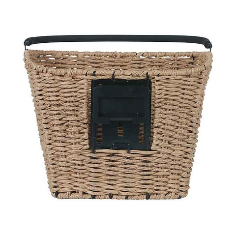 Bremen Rattan Look Bicycle Front Basket Brown KF