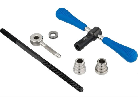 Headset Press for Simultaneous Press of Top & Bottom Headset Cups