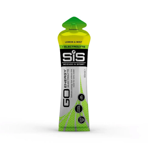 GO Energy + Electrolyte Gel 60ml Lemon & Mint Single
