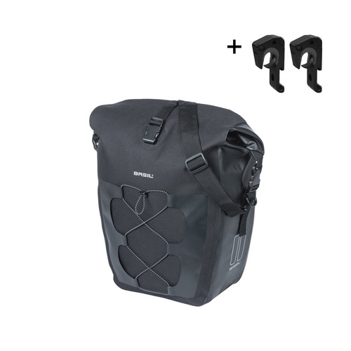 BASIL NAVIGATOR WATERPROOF L SINGLE BAG MIK 25-31L BLK