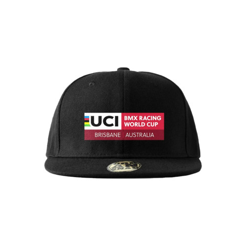 2024 UCI BMX World Cup Brisbane Snap-Back Cap Black