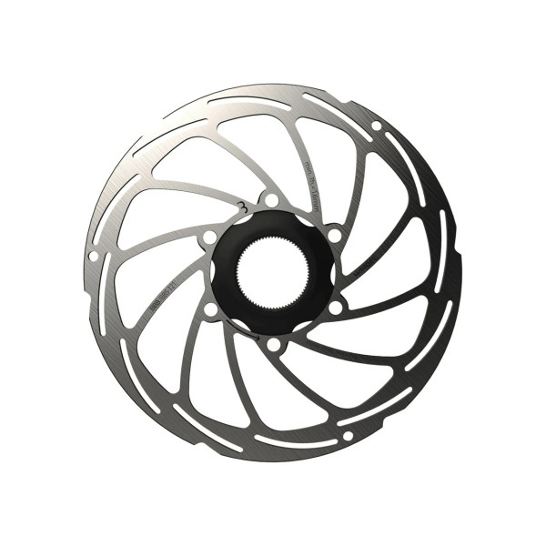 Discbrake Rotor Centerstop Silver 180mm