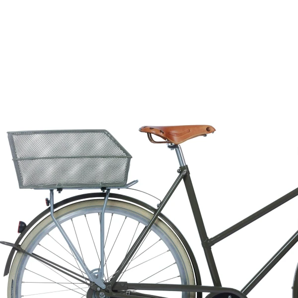 Cento Rear Bicycle Basket Fixed Olive Green