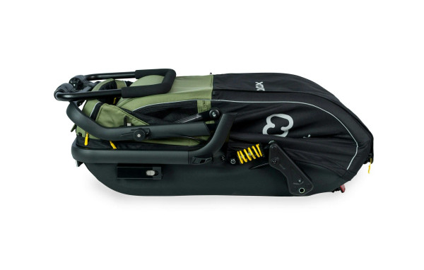 Pluto Dog Trailer Green/Black Medium