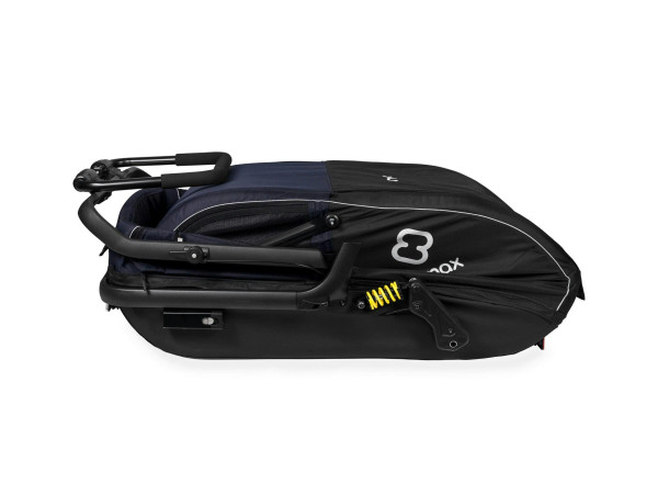Pluto Dog Trailer Navy/Black Large