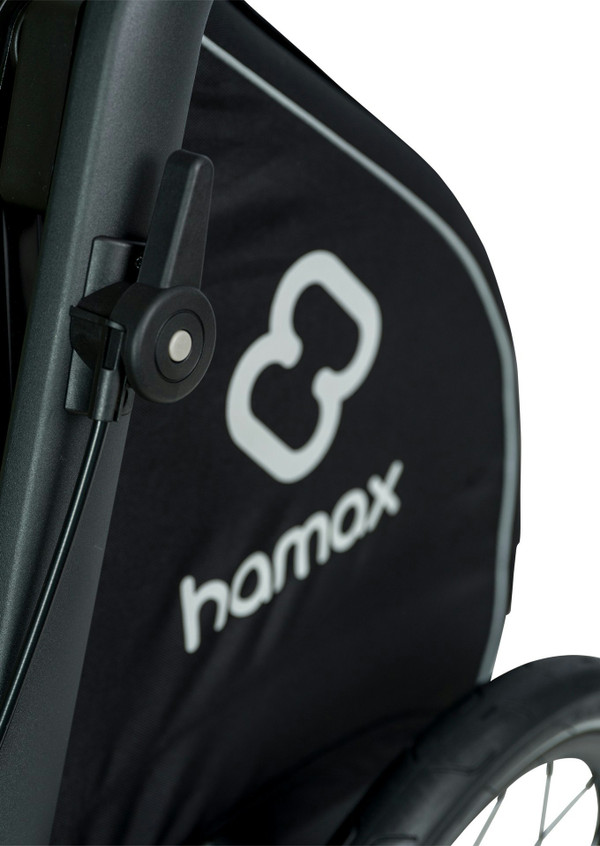 HAMAX PLUTO DOG TRAILER NAVY/BLACK LARGE