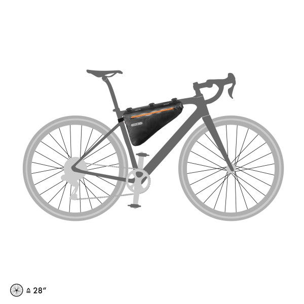 Frame-Pack 4L Frame Bag Matt Black
