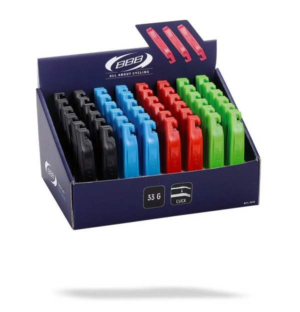 Easylift Tyre Levers 48X 3 Pcs (Blk-Blu-Red-Gre)