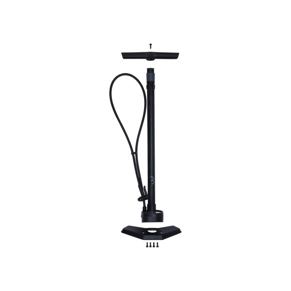 AirSwitch HP/HV Floor Pump Black