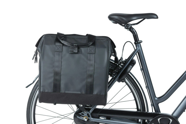 Grand Tarpaulin Bicycle Shopper 23 Litres Black