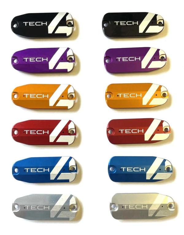Tech 4 Lid - Orange - Pair