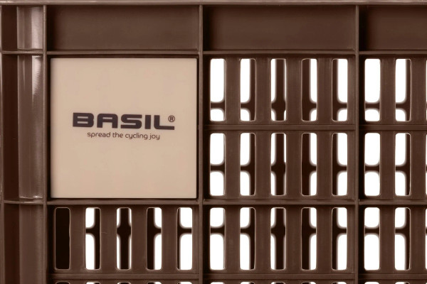 Bicycle Crate Medium 29.5L Chocolate Brown