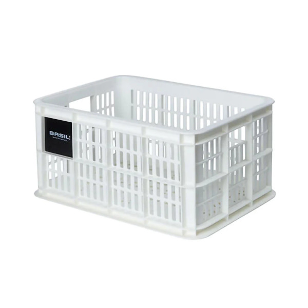 Bicycle Crate Small 17.5L White