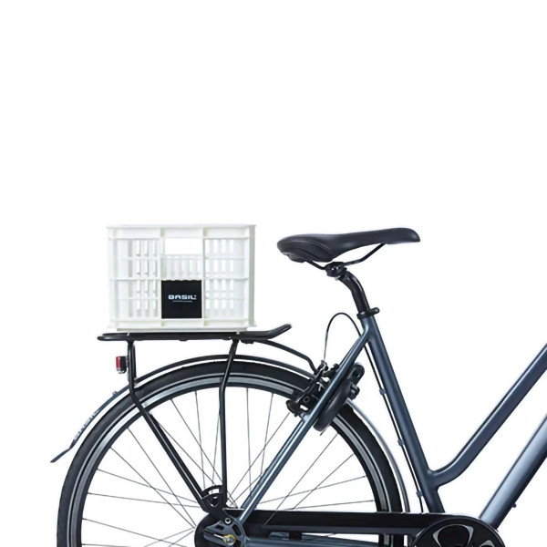Bicycle Crate Small 17.5L White