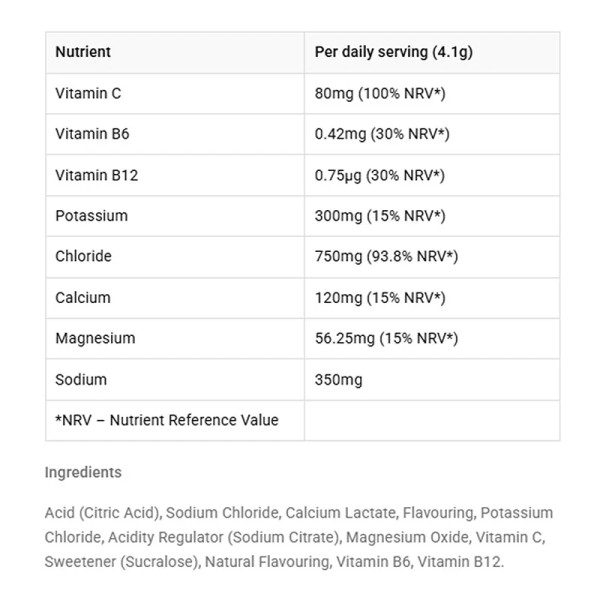 Hydro+ Sachet 4.1g Lemon Single