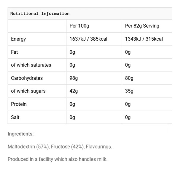 BETA FUEL 80 Sachet 82g Orange Single