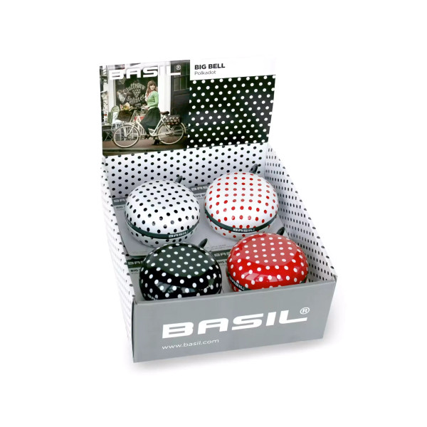 Polkadot Bike Bell 80mm Display Box