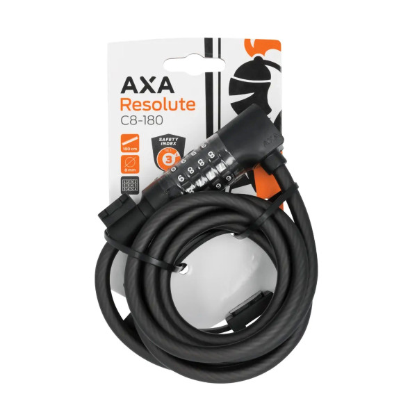 Resolute C8-180 Code Cable Lock Black