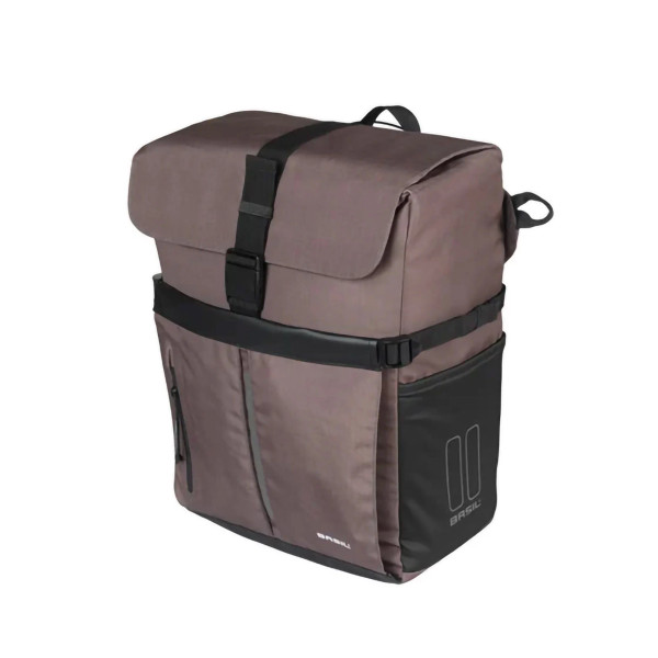 Move Commuter Bicycle Bag MIK Hooks 15L Brown