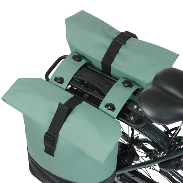 Cove Double Pannier Bag MIK 28-32L Silver Green Black