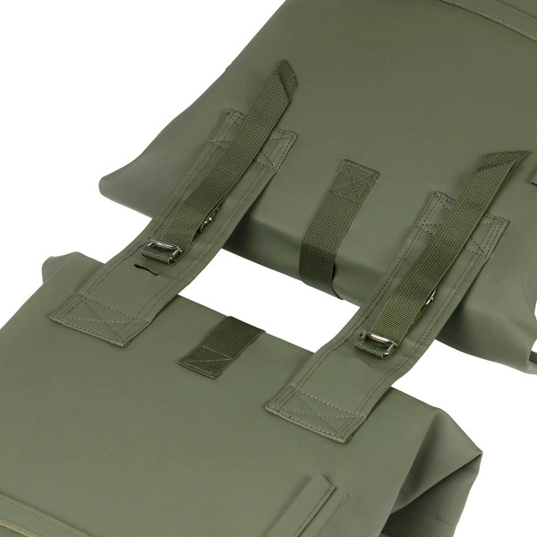 City Double Pannier Bag 28-32L Moss Green