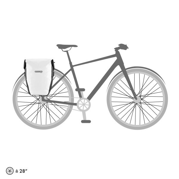 Back-Roller City Double Bag White