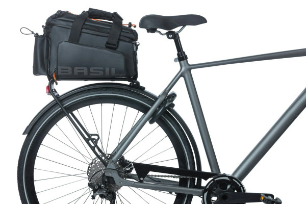 Miles Tarpaulin Trunkbag XL Pro 9-36 Litres Black/Orange