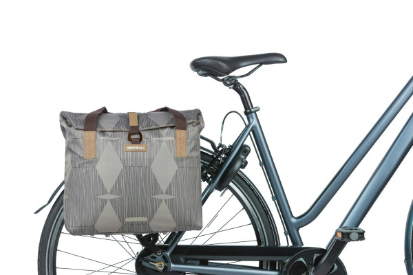 Elegance Bicycle Shopper Bag 20-26L Chateau Taupe