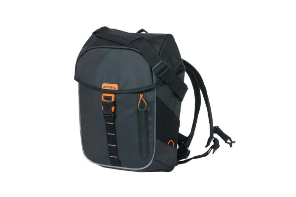 Miles Tarpaulin Backpack Black 17L