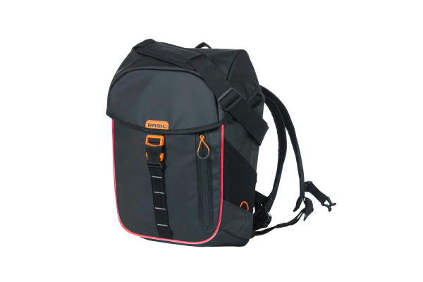 Miles Tarpaulin Backpack Black 17L
