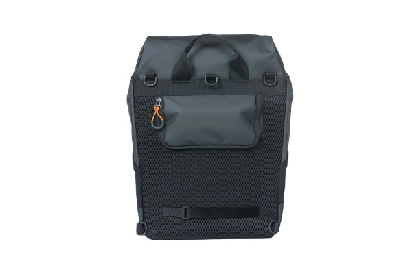 Miles Tarpaulin Backpack Black Orange 17L