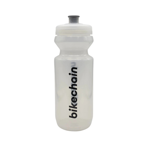 550ml Clear Water Bottle Black Logo