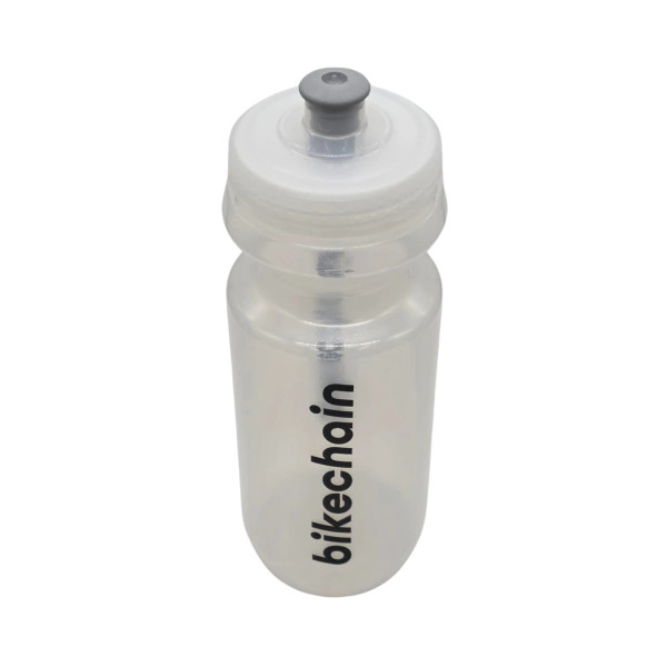 550ml Clear Water Bottle Black Logo