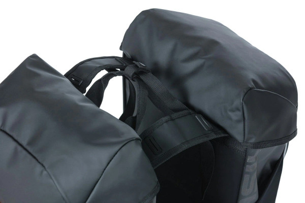 Miles Tarpaulin Double Bag Black Orange 34L