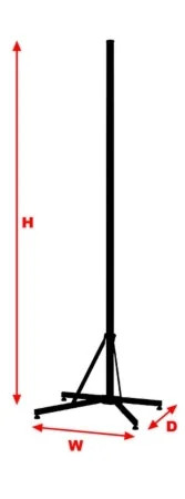 Base Display Stand Titanium