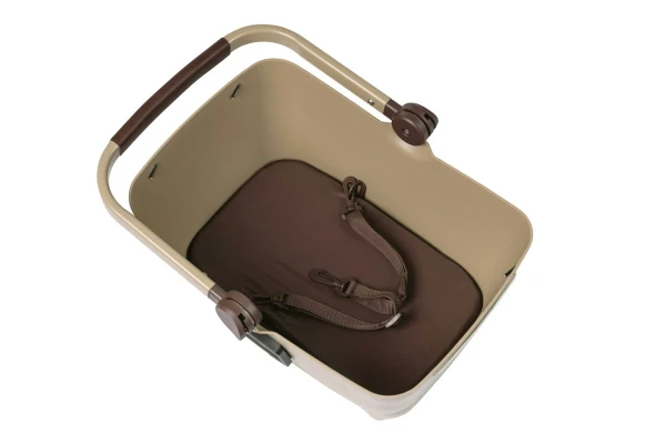 Buddy Pet Front Bike Basket KF Biscotti Brown 32L