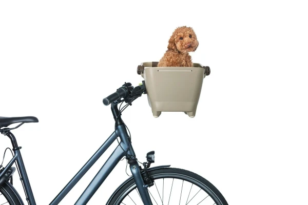 Buddy Pet Front Bike Basket KF Biscotti Brown 32L