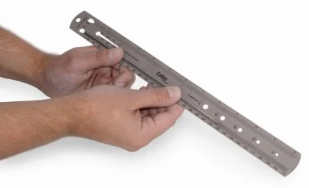 Metal Spoke Ruler