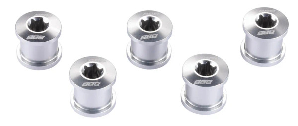 Hexstars Chainring Bolts Silver 5Pcs