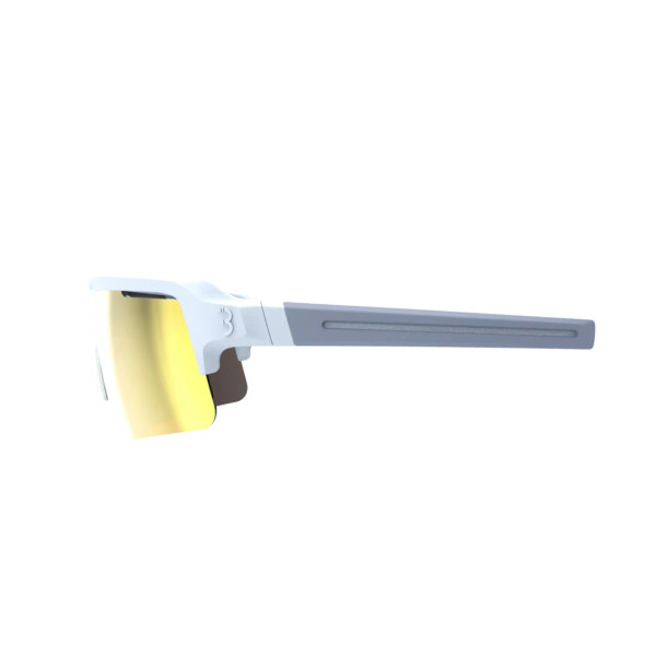 Fuse Sportglasses Matt White/Dark Grey Pc MLC Gold