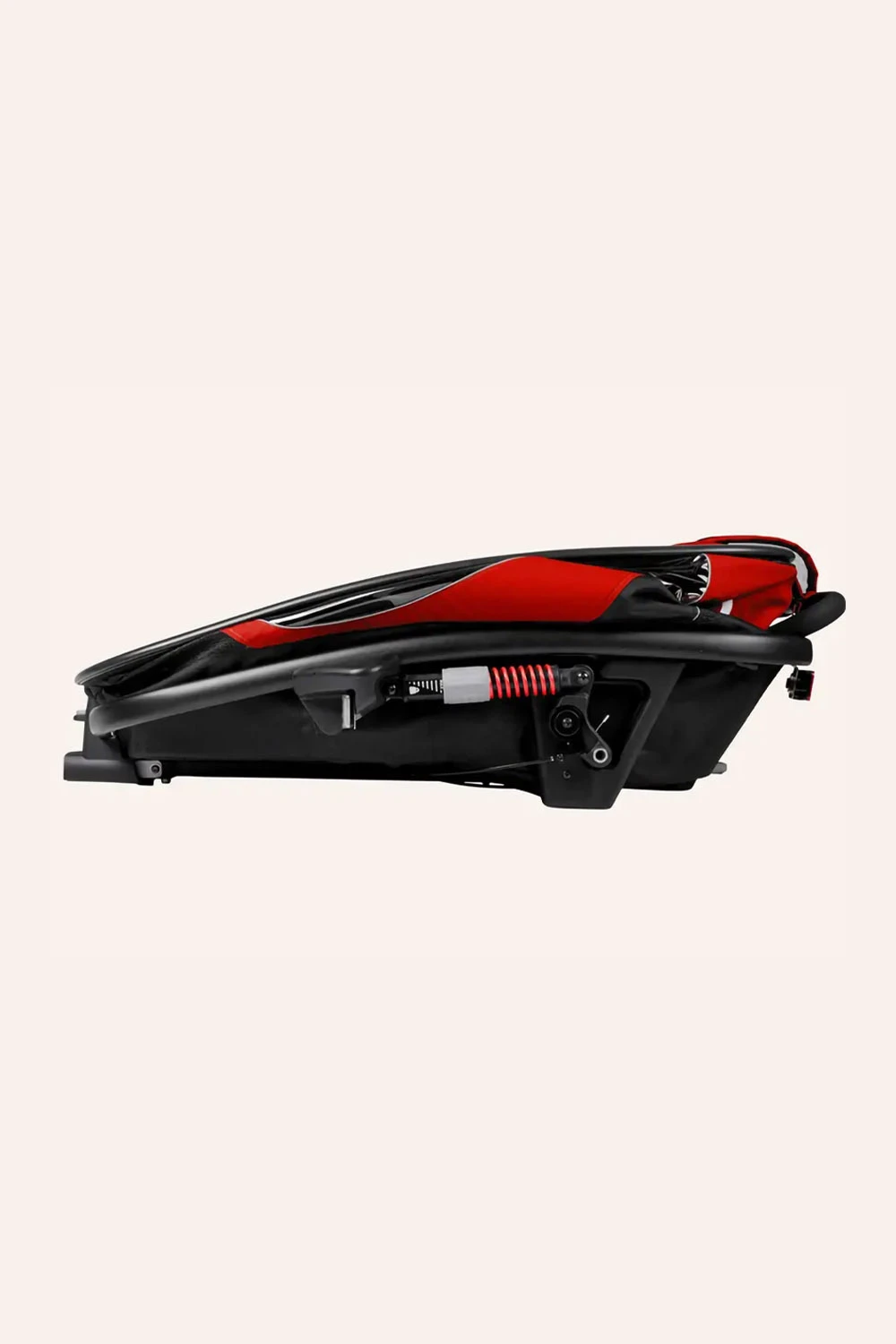 Hamax Outback 1-seat folded flat for compact storage