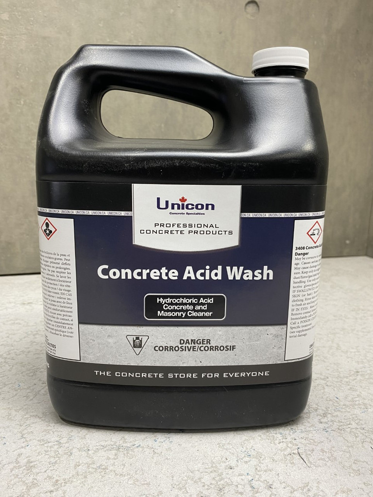 Concrete Acid Wash Unicon Concrete Specialties LTD