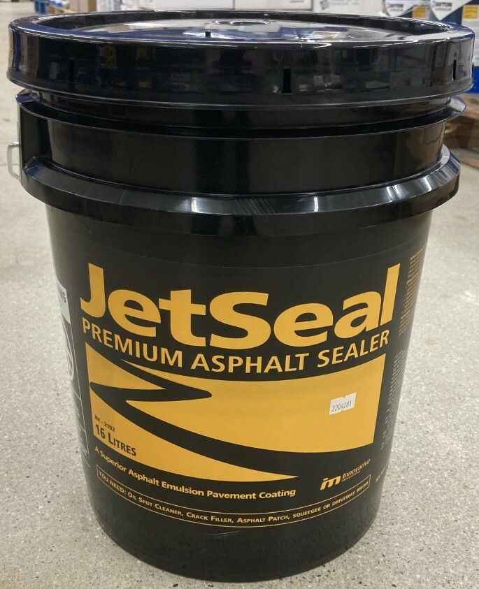 JetSeal Asphalt Emulsion Sealer 16L Unicon Concrete Specialties LTD