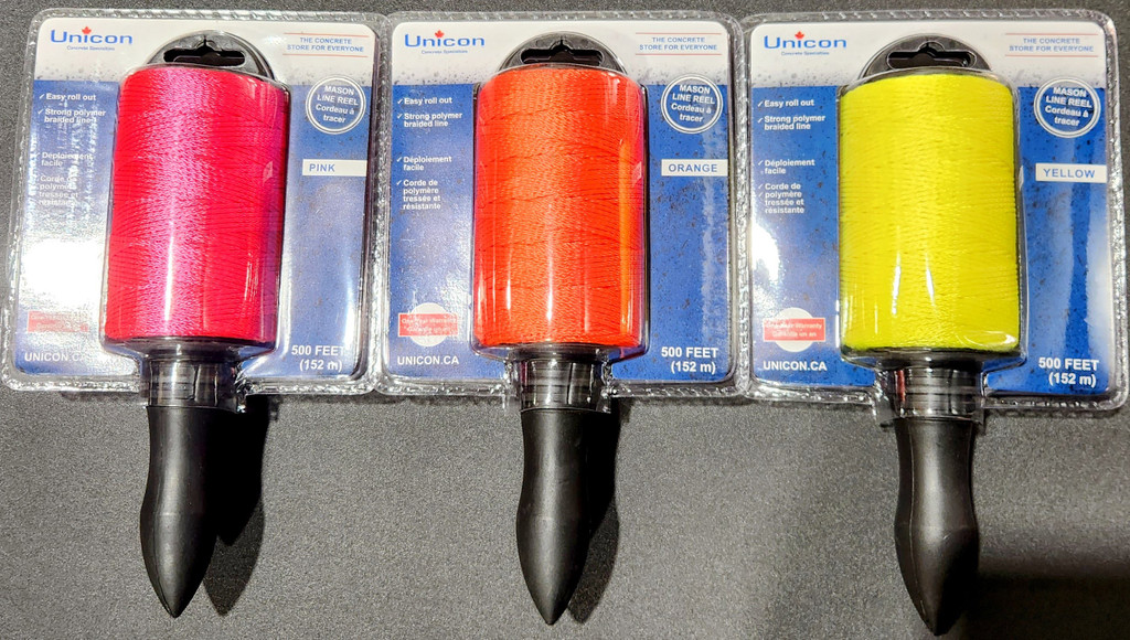 Fluorescent Braided Mason Line 500' Unicon Brand