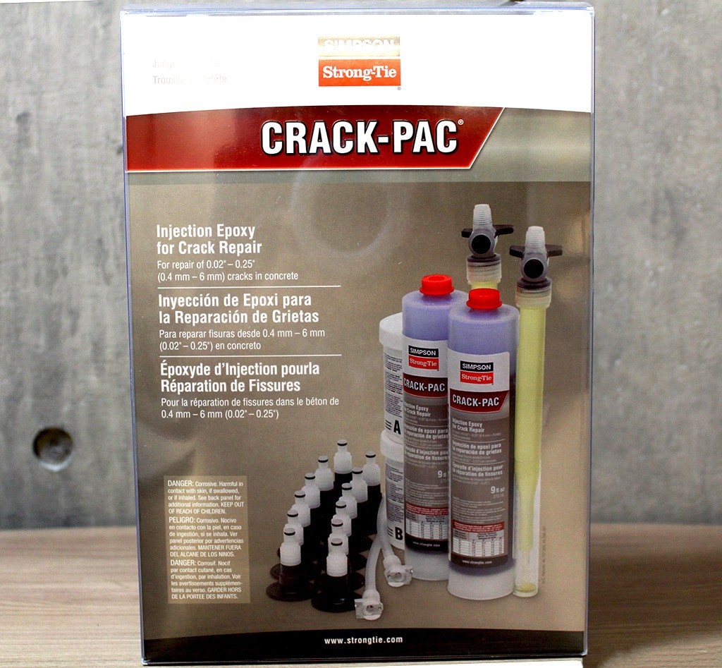 Crack-Pac® Injection Epoxy - Unicon Concrete Specialties