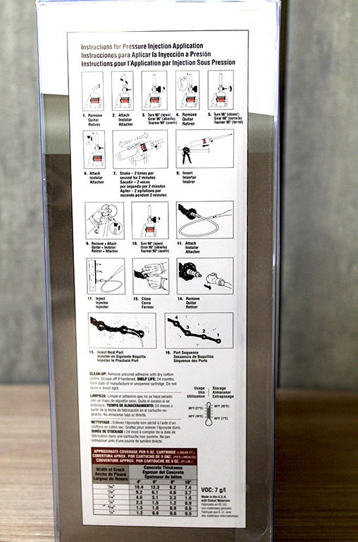 Crack-Pac® Injection Epoxy - Unicon Concrete Specialties